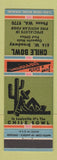 Matchbook Cover - Chile Bowl Louisville KY Mexican