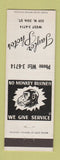 Matchbook Cover - Taylor Photos Photography