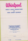 Matchbook Cover - Whirlpool National Convention St Joseph MI 40 Strike