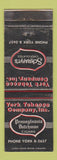 Matchbook Cover - Schrafft's Chocoales York Tobacco Company PA?
