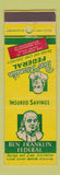 Matchbook Cover - Ben Franklin Federal Savings and Loan Minneapolis St Paul MN