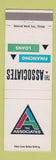 Matchbook Cover - The Associates Financing Loans