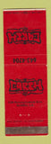 Matchbook Cover - Earth Slidell LA Records Tapes RED WEAR