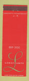 Matchbook Cover - Longchamps