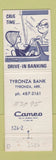 Matchbook Cover - Tyronza Bank AR