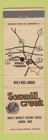Matchbook Cover - Sawmill Creek Huron OH WEAR