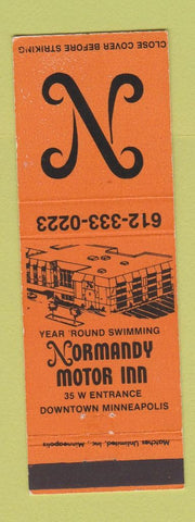 Matchbook Cover - Normandy Motor Inn Minneapolis MN