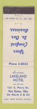 Matchbook Cover - Lakeland Motel Port Clinton OH