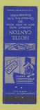 Matchbook Cover - Hotel Canton OH