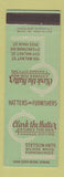 Matchbook Cover - Clark the Hatter Kansas City MO Steton Hats