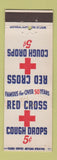 Matchbook Cover - Red Cross Cough Drops Candy Bros Manufacturing St Louis MO