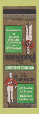 Matchbook Cover - Parkmoor Restaurant Indianapolis IN WEAR