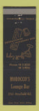 Matchbook Cover - Morocco's Lounge Lyndhurst OH