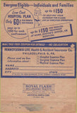 Matchbook Cover - Pennsylvania Life Insurance Reading PA 40 Strike
