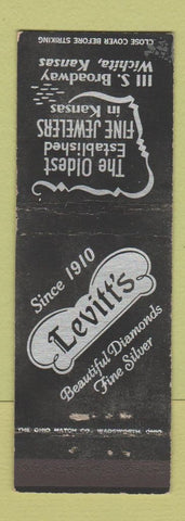 Matchbook Cover - Levitt's Jewelry Wichita KS WORN