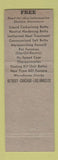 Matchbook Cover - Holden Base Metal Hardening New Haven CT