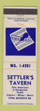 Matchbook Cover - Settler's Tavern Shaker Heights OH? WEAR