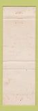 Matchbook Cover - SG Auto Sales  WEAR