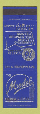 Matchbook Cover - The Model Laundry Minneapolis MN