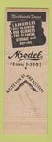 Matchbook Cover - The Model Laundry Minneapolis MN