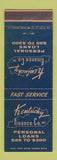 Matchbook Cover - Kentucky Finance Company Louisville KY
