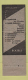 Matchbook Cover - New Model Laundry Seattle WA