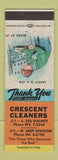 Matchbook Cover - Crescent Cleaners