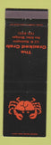 Matchbook Cover - The Cracked Crab Ann Arbor MI