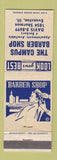 Matchbook Cover - Campus Barber Shop Evanston IL