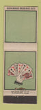 Matchbook Cover - Ohio Match Poker Cards Stock Cut WEAR