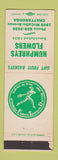 Matchbook Cover - Humprheys Flowers FTD Chattanooga TN