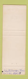 Matchbook Cover - Humprheys Flowers FTD Chattanooga TN