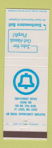 Matchbook Cover - Southwestern Bell Telephone Employment St Louis MO