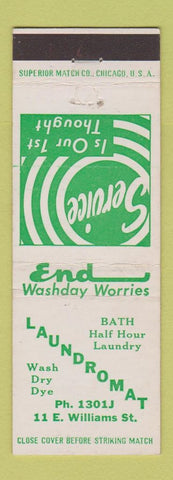 Matchbook Cover - Laundryomat