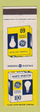 Matchbook Cover - General Electric GE Soft White Light Bulbs