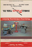 Matchbook Cover - Diablo Power Tool Co Walnut Creek CA 40 Strike