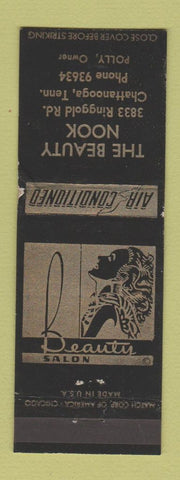 Matchbook Cover - The Beauty Nook Chattanooga TN salon tirlie