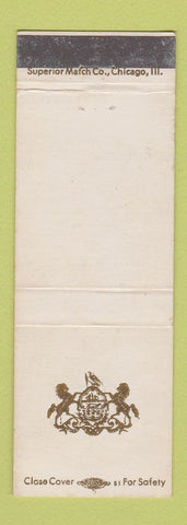 Matchbook Cover - State of Pennsylvania Senator Donald Oesterling PA