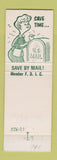 Matchbook Cover - Dairy State Bank Plymouth WI
