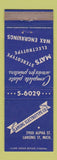 Matchbook Cover - Lansing Engineering Lansing MI