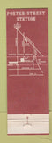 Matchbook Cover - Porter Street Station Detroit MI