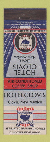 Matchbook Cover - Hotel Clovis NM