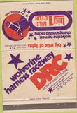 Matchbook Cover - Wolverine Harness Raceway Livonia MI 40 Strike