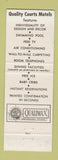 Matchbook Cover - Quality Motels Town House Motel Youngstown OH