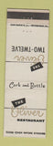 Matchbook Cover - Oliver Restaurant Pittsburgh PA WEAR