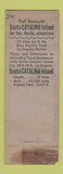 Matchbook Cover - Santa Catalina Island CA Diamond Educational Casino WORN
