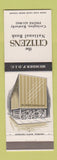 Matchbook Cover - Citizens National Bank Covington KY