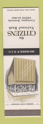 Matchbook Cover - Citizens National Bank Covington KY