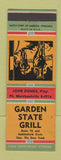 Matchbook Cover - Garden State Grill Merchantville NJ John Ziomek