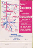Matchbook Cover - Coast Carloading trucking Portland Seattle 40 Strike